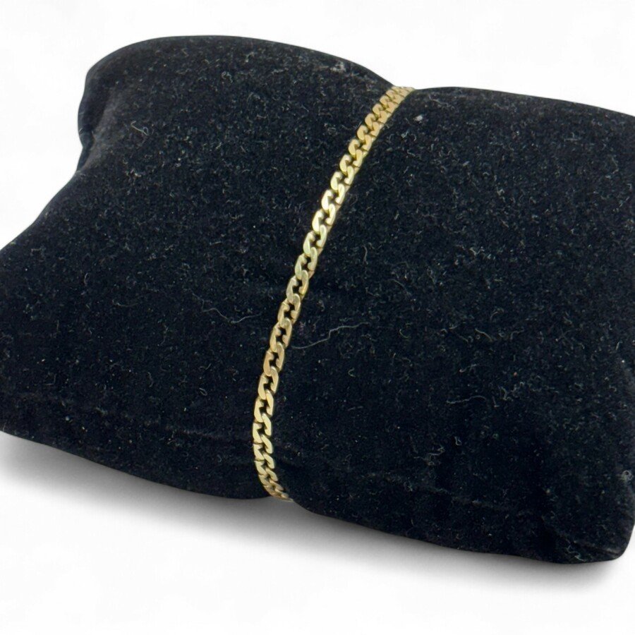 14k herenarmband unieke schakel
