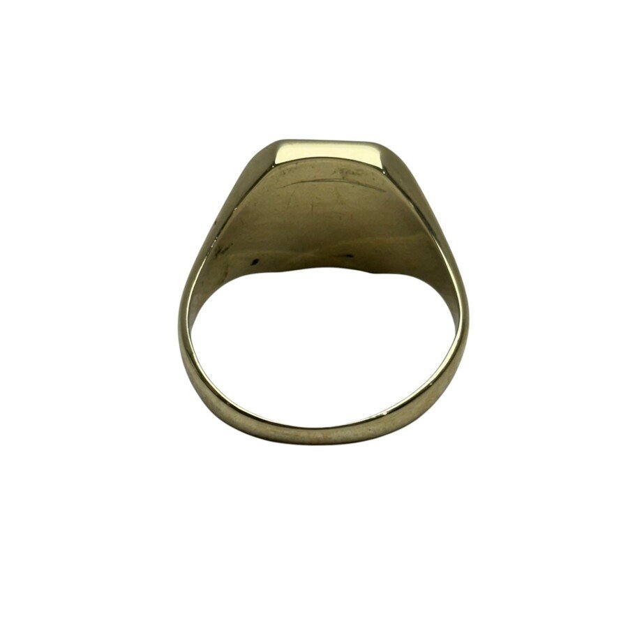 Zegelring onyx met strepen 14k goud - Afbeelding 3